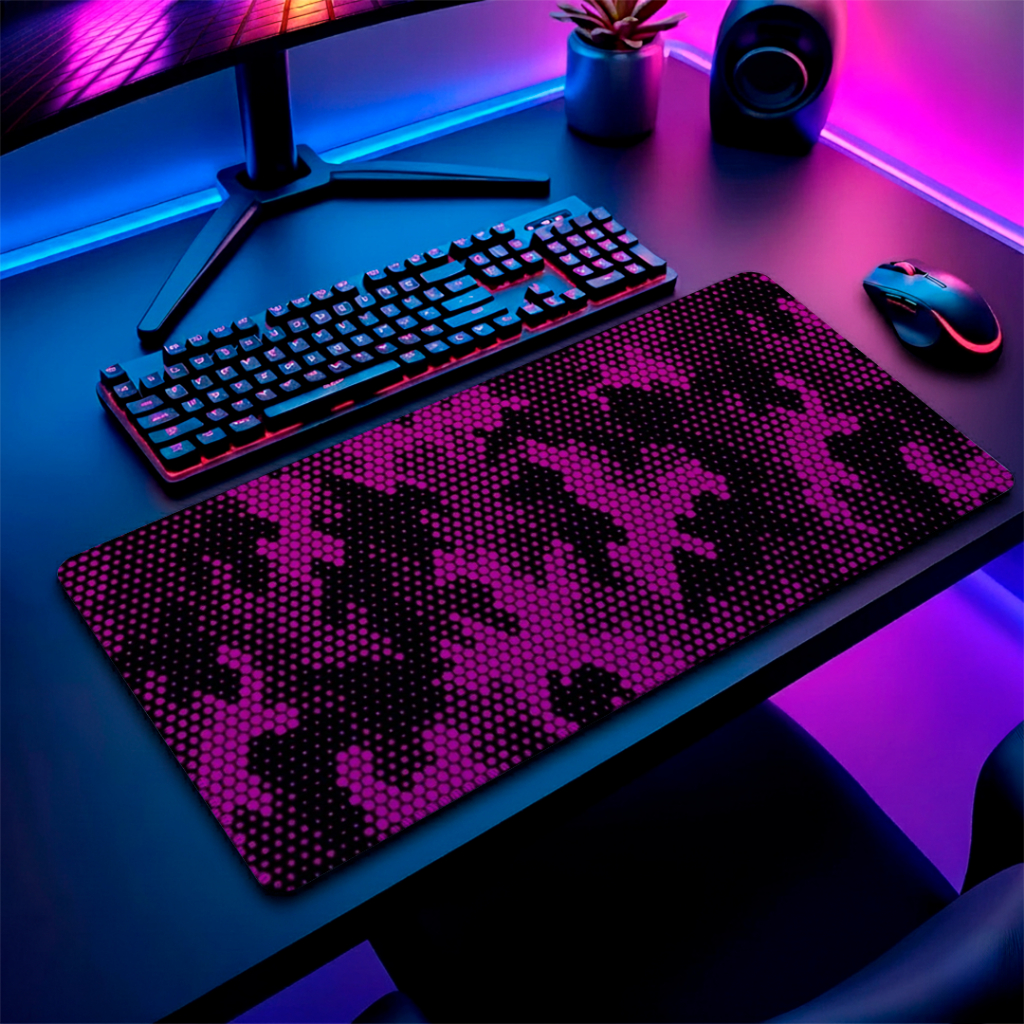 Mouse Pad Gamer Animes Grande Personalizado Varias Estampas RGB Apoio Exclusivo Confortável Para Escritório e PC