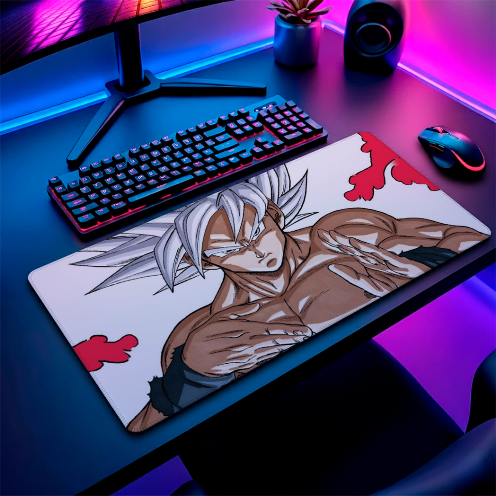 Mouse Pad Gamer Animes Grande Personalizado Varias Estampas RGB Apoio Exclusivo Confortável Para Escritório e PC