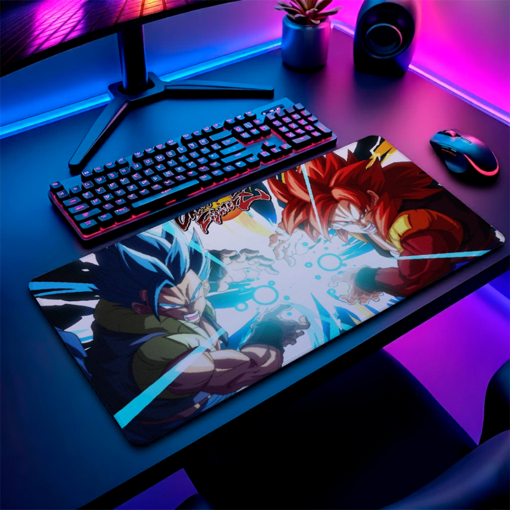 Mouse Pad Gamer Animes Grande Personalizado Varias Estampas RGB Apoio Exclusivo Confortável Para Escritório e PC