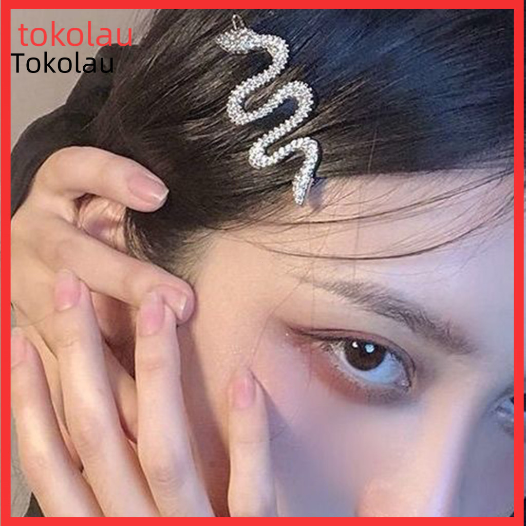 One-handed Operation Hairpin Snake Gift 2/4pcs Shape Metal Hair Clips Hairpins Easy One-hand Use Stylish Accessories for