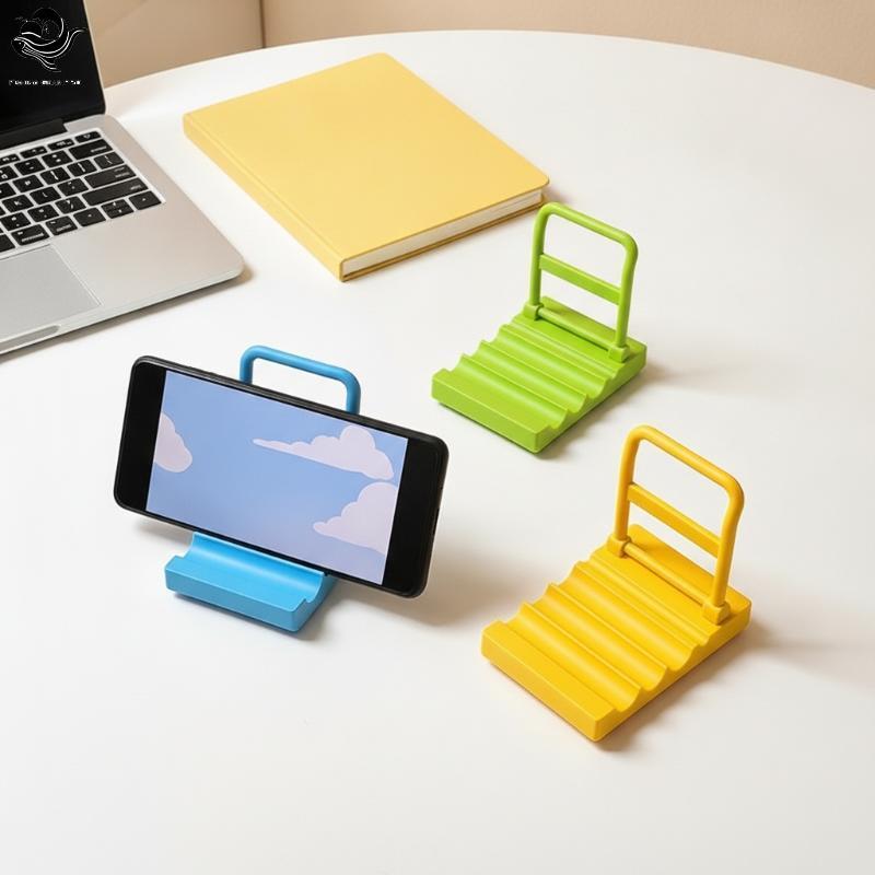 PFG Destacável Suporte Do Telefone Carrinho Design Portátil Plástico Desktop Para Escritório Em Casa Mesa De Viagem Móve