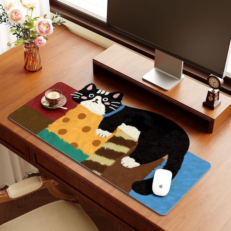 Diatom lama bonito Oversized Mouse pad computador de escritório almofada protetora absorvente de água de secagem rápida