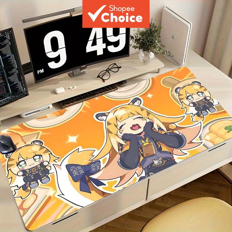 Mousepad de jogo Zenless Zone Zero FUFU estendido, tapete de mesa XXL