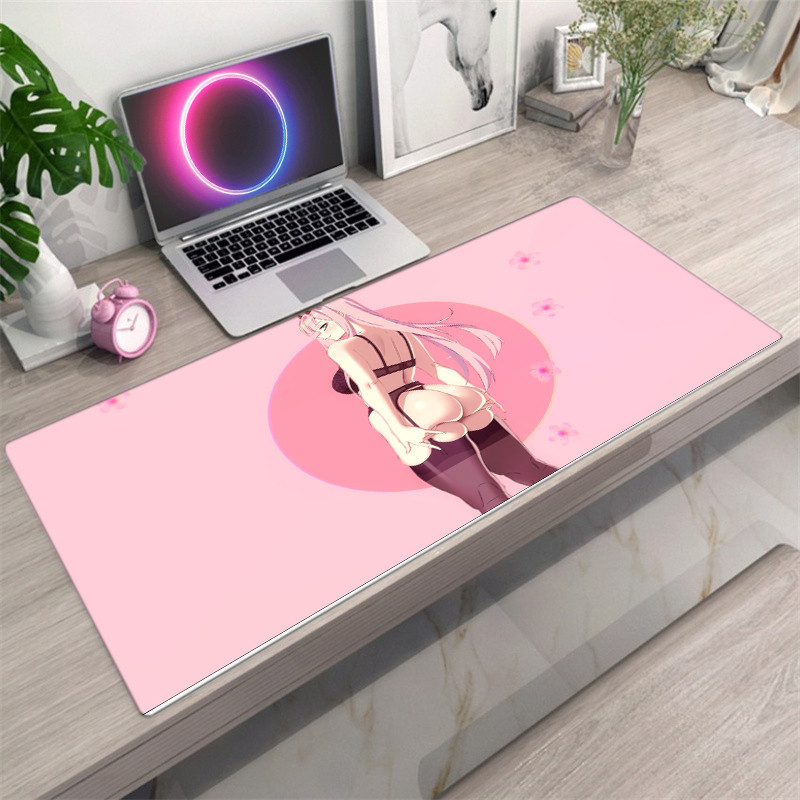 Anime Zero Dois Querido na Franxx Mouse Pad Jogos XL HD Novo Grande Mousepad XXL Mouse Pads Borracha Natural Macio Pad Ratos