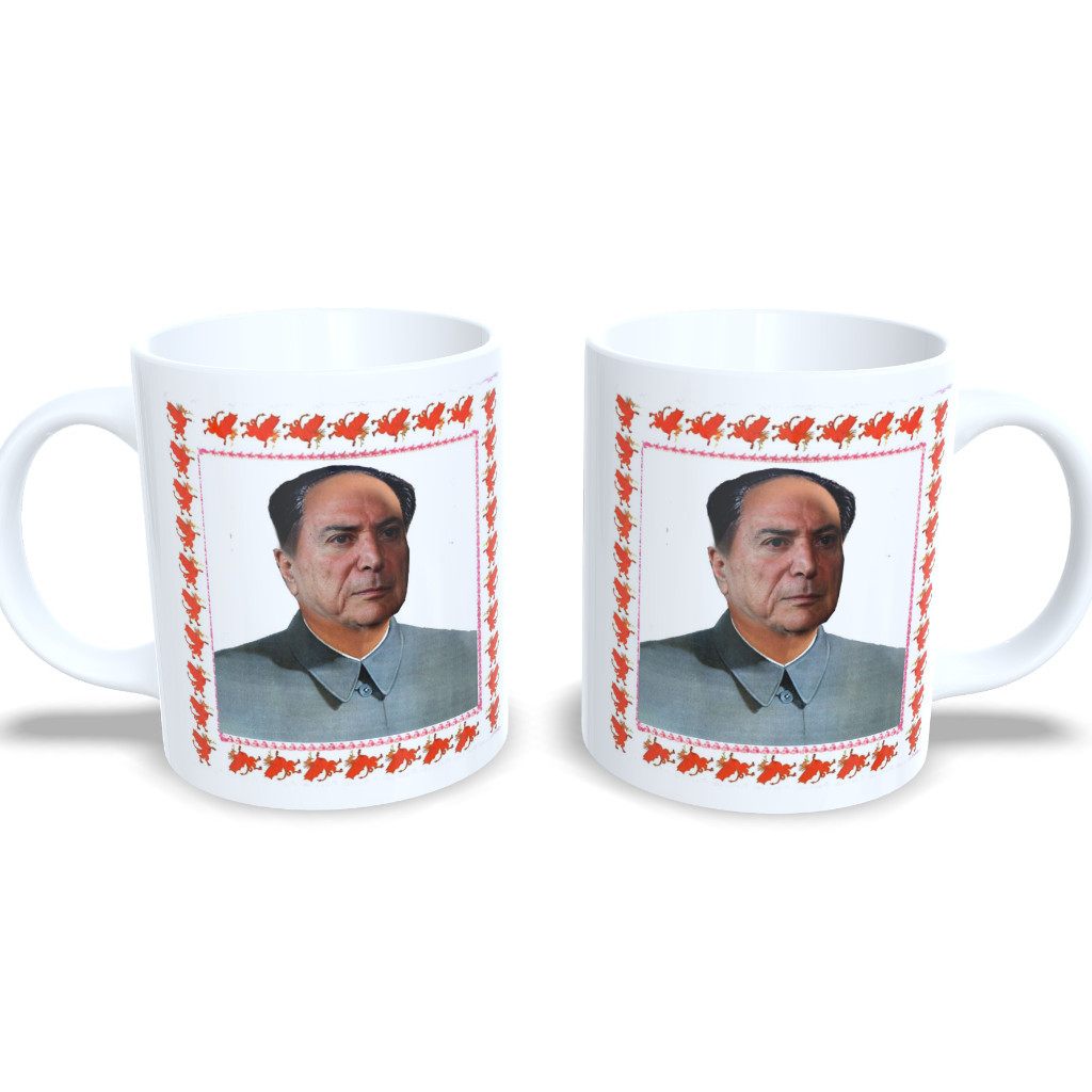 Caneca de Ceramica Meme - Temer Tse -  - Social Credit Batle - Bolsoxina