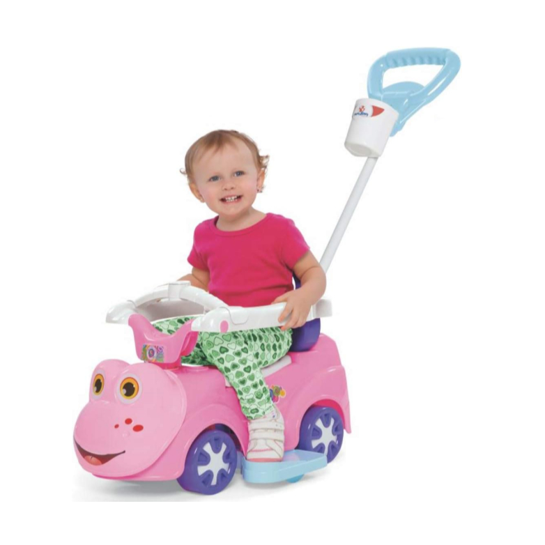 RÃ BABY CAR MENINA MERCOTOYS, ROSA