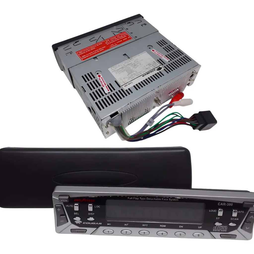 Cd Player Radio Automotivo Retro Cougar Car-380 2009
