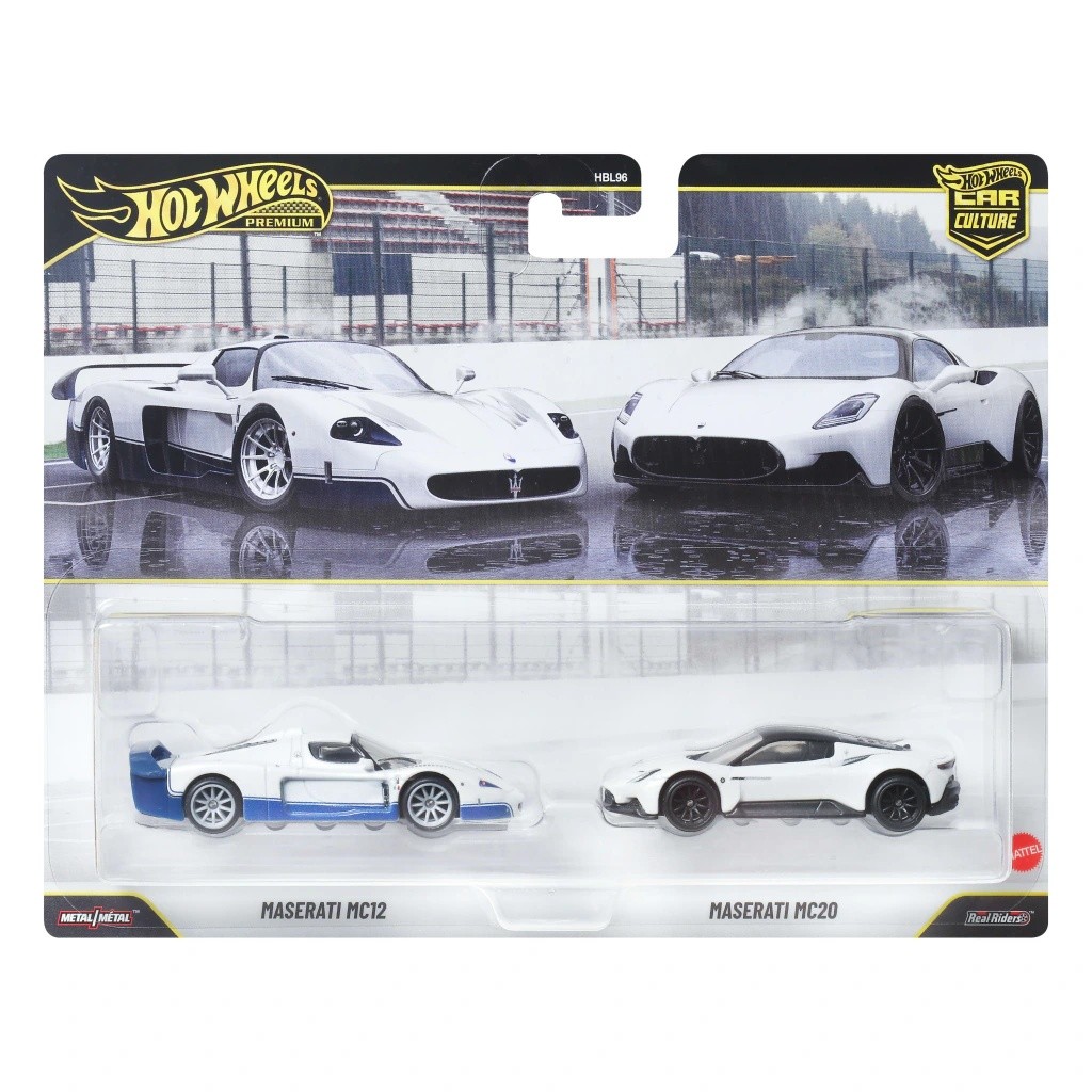 HW Car Culture Maserati MC12 e Maserati MC20 - 2-Pack