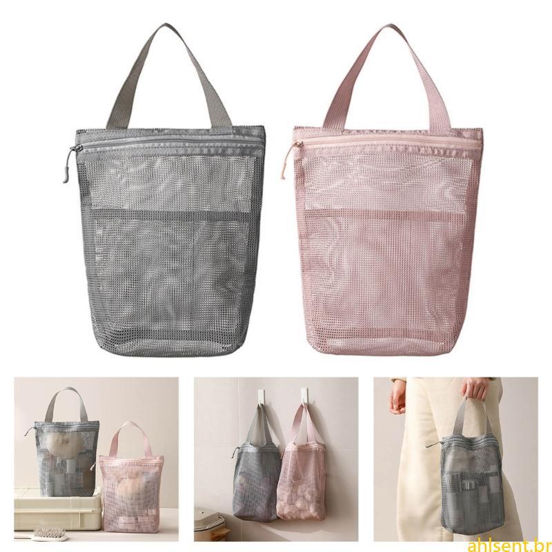 Todas As Higiene Pessoal Malha Dobrável Bolsa Armazenamento Viagem Para Acessórios Cuidados Person