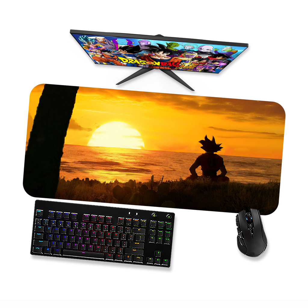 Mouse Pad Gamer Grande  Dragon Ball Goku 12  90x40 80x40 60x40 70x30 45x40