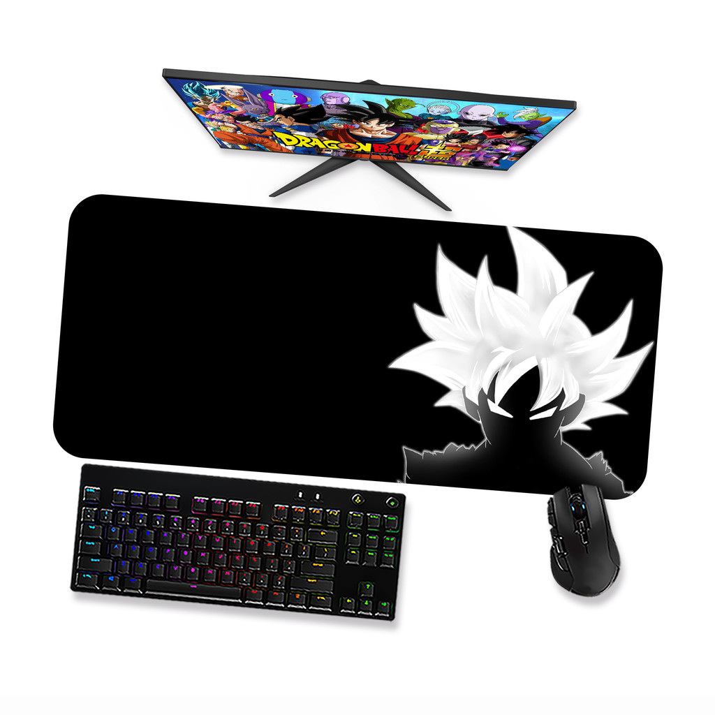Mouse Pad Gamer Grande  Dragon Ball Goku 11  90x40 80x40 60x40 70x30 45x40