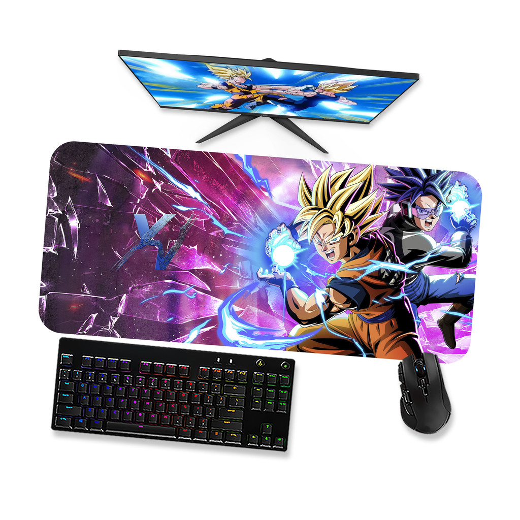 Mouse Pad Gamer Grande - Dragon Ball - Goku 6 - 90x40, 80x40, 60x40 e 70x30