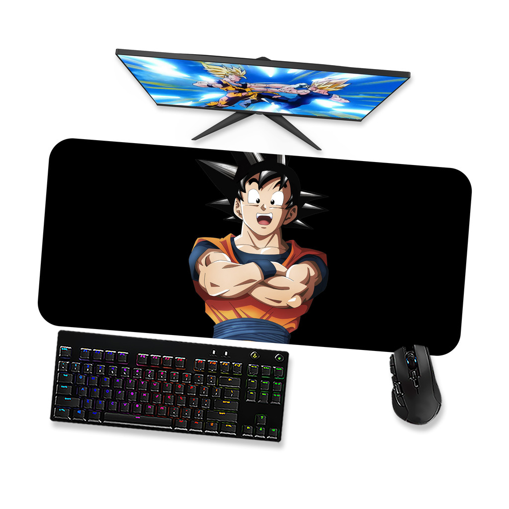 Mouse Pad Gamer Grande  Dragon Ball Goku 4  90x40 80x40 60x40 70x30 45x40