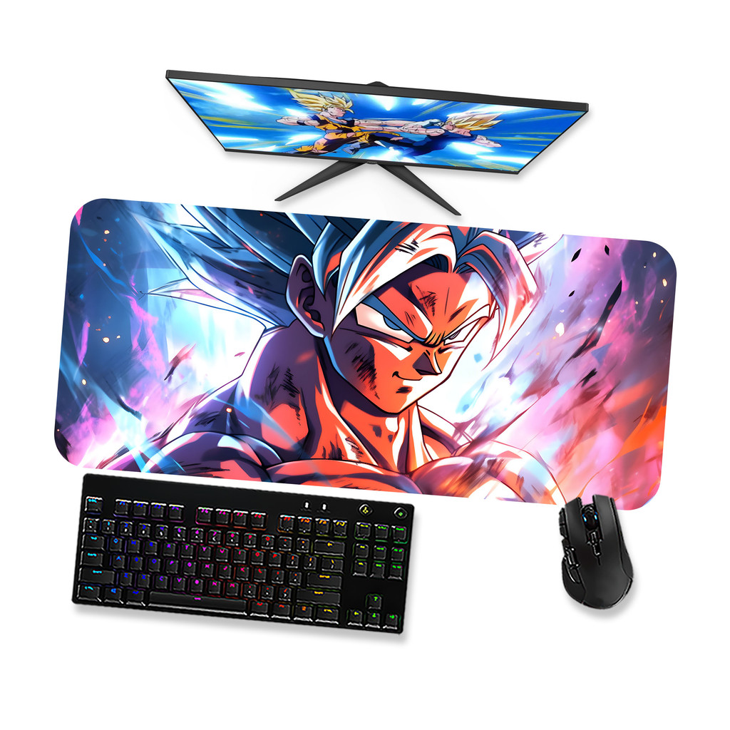 Mouse Pad Gamer Grande  Dragon Ball Goku 3  90x40 80x40 60x40 70x30 45x40