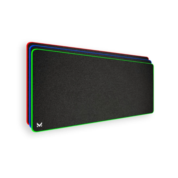 Mouse Pad Gamer Speed XXL Antiderrapante Borda Costurada – Superfície Rápida p/ Desktop – Cores RGB