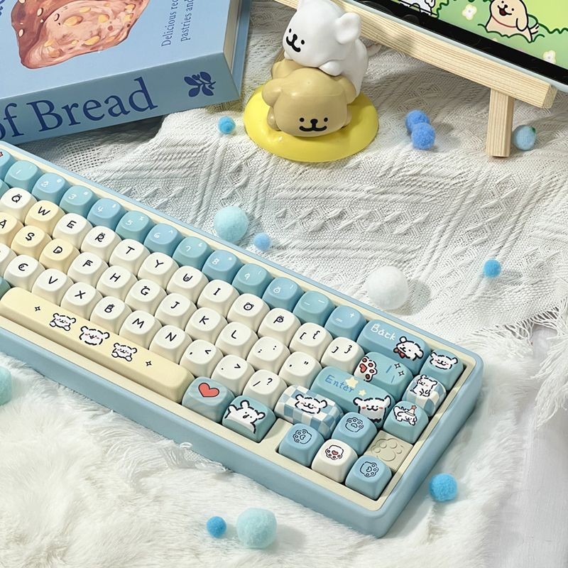 Filhote De Cachorro Fofo MOA Profile Dye-Sub PBT Keycap Set 143-Key