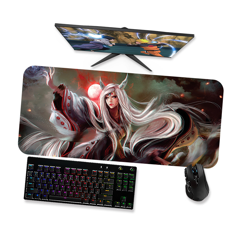 Mouse Pad Gamer Grande  Naruto  Kaguya Otsutsuki 1  90x40 80x40 60x40 70x30 45x40