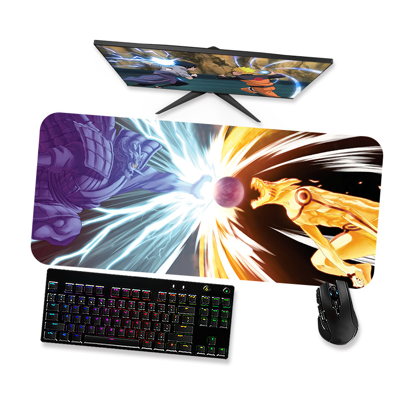 Mouse Pad Gamer Grande  NARUTO  KURAMA X SUSANOO 1  90x40 80x40 60x40 70x30 45x40