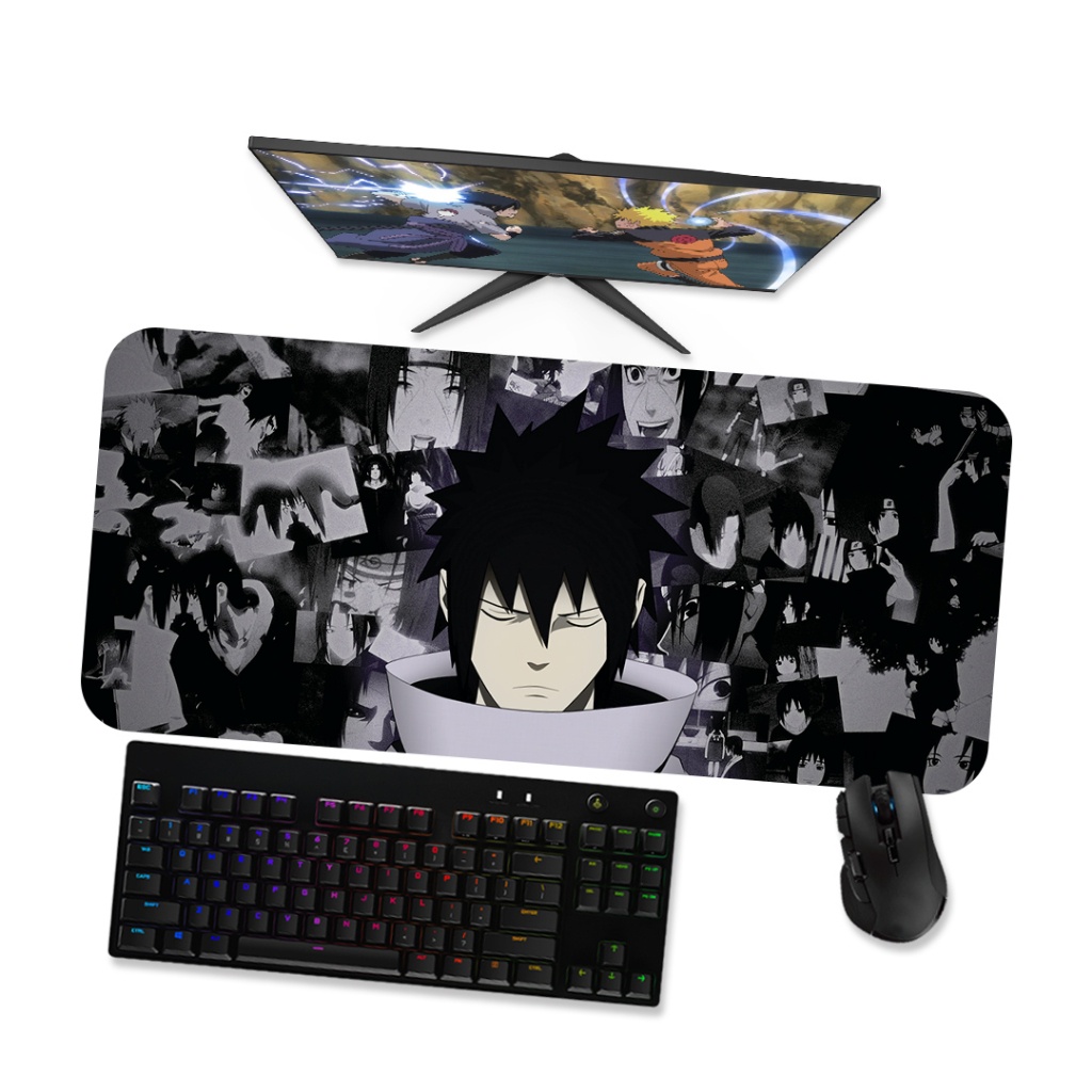 Mouse Pad Gamer Grande Naruto  Sasuke Uchiha 2 90x40 80x40 60x40 70x30 45x40