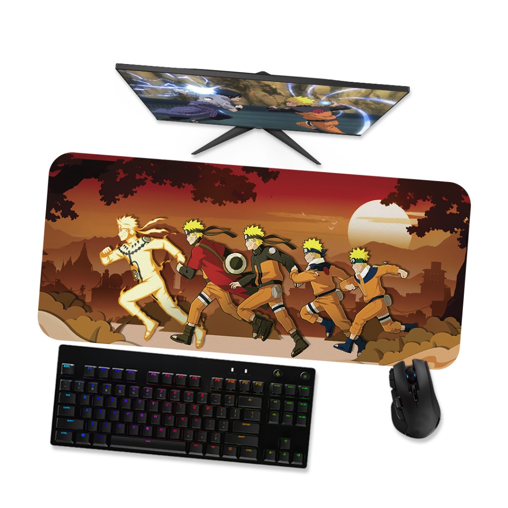 Mouse Pad Gamer Grande Naruto  Naruto Fases 1 90x40 80x40 60x40 70x30 45x40
