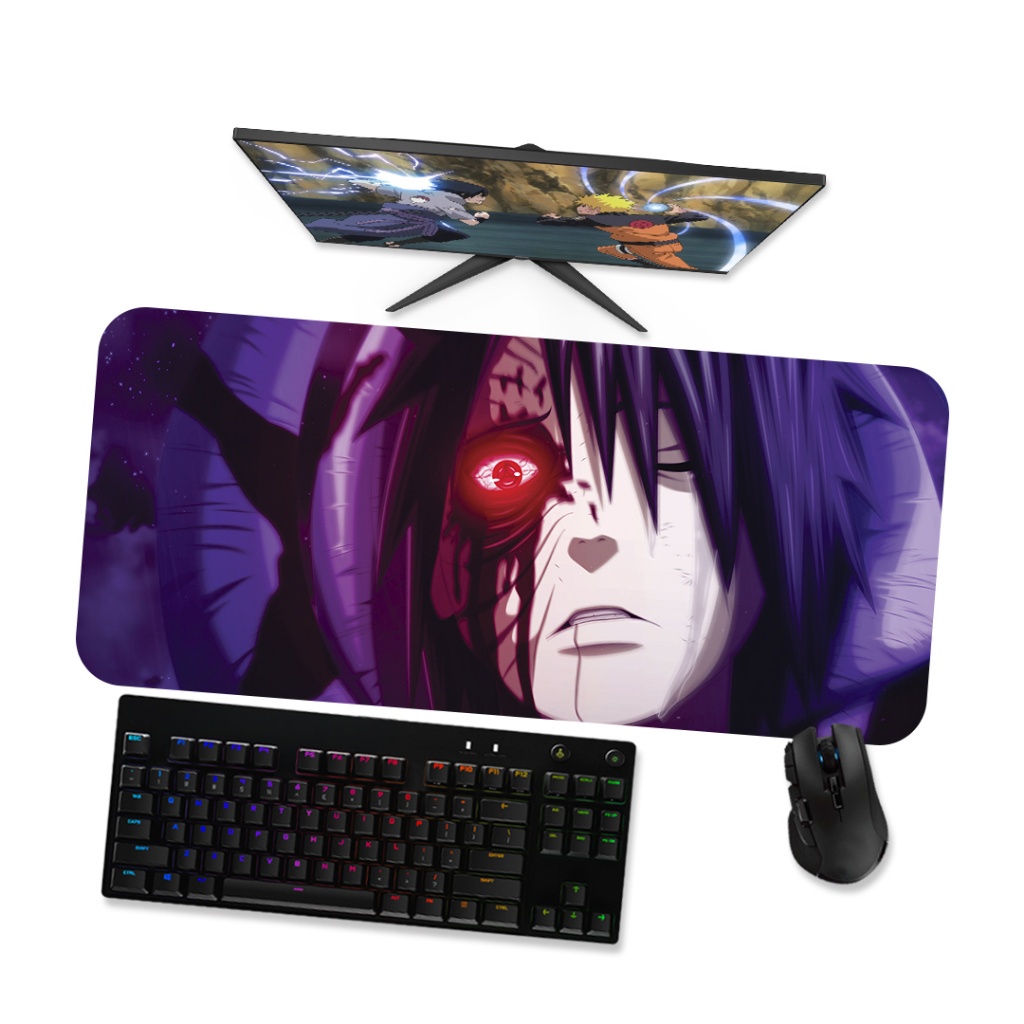 Mouse Pad Gamer Grande Naruto  Obito Uchiha 4 90x40 80x40 60x40 70x30 45x40