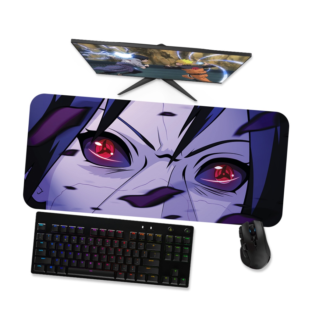 Mouse Pad Gamer Grande Naruto  Itachi Uchiha 1 90x40 80x40 60x40 70x30 45x40