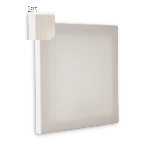 Painel para Pintura 25x25x3cm Chassi Simples Virado