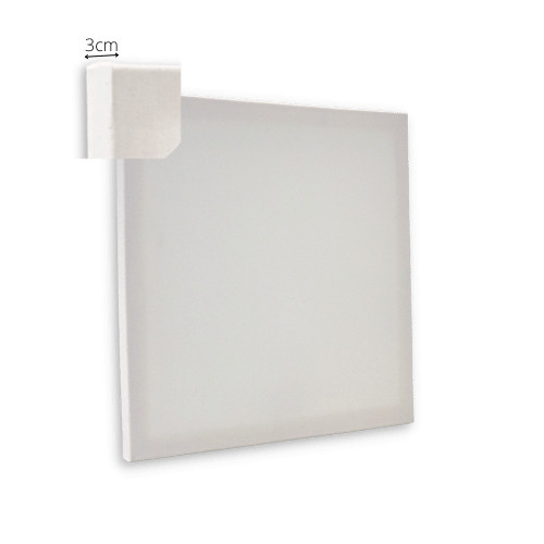 Painel para Pintura 40x40x3cm Chassi Simples Virado
