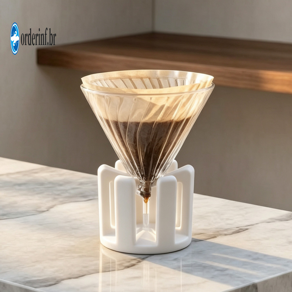 Coffee Extraction Tool Filter Holder Universal Maker Funnel Stand Sturdy Pla Pour Over Dripper for Conical Cups Perfect