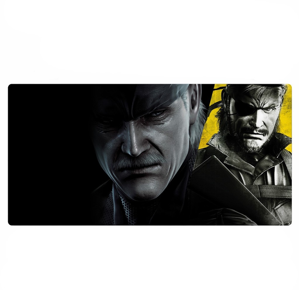 Tapete Mouse Pad Gamer Big Boss Solid Metal Estampa Realista Retangular Teclado