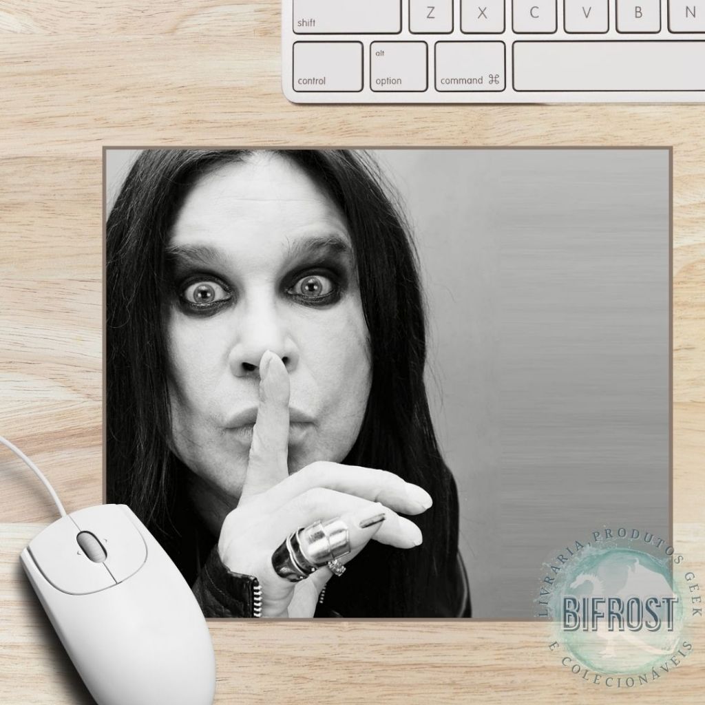 Mouse Pad Ozzy Osbourne Rock Prince of Metal lindo presente Geek colecionável