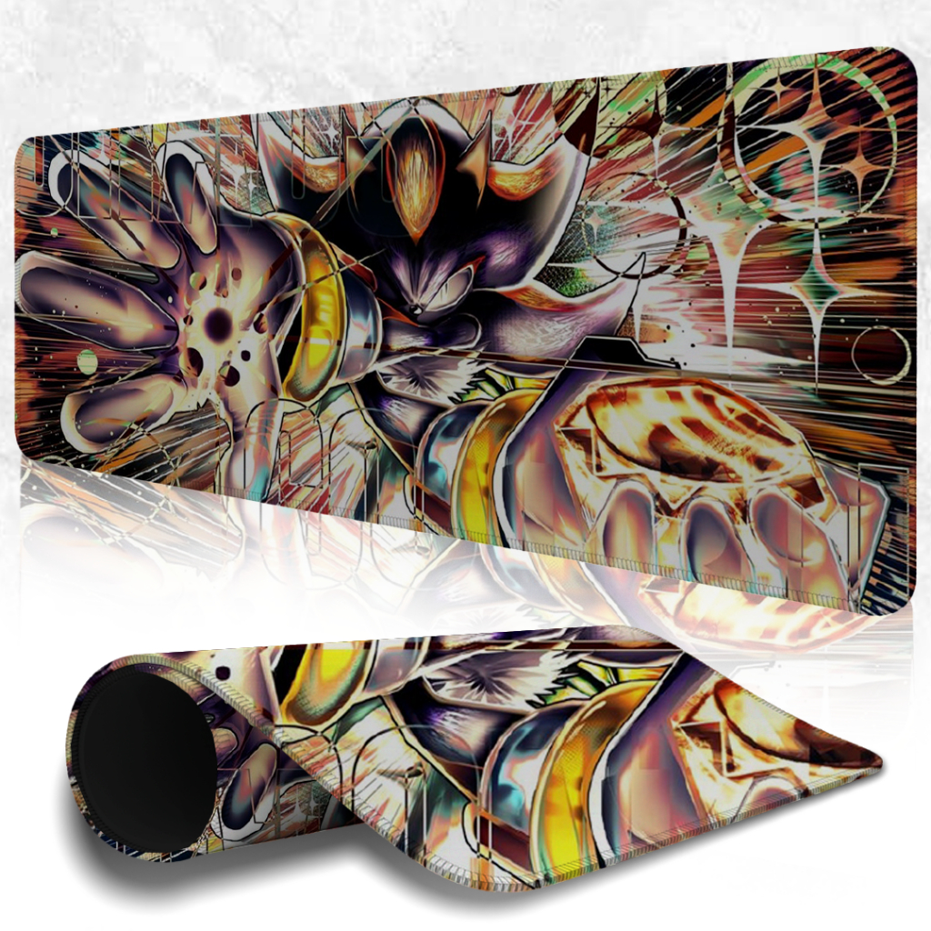 Mouse Pad Speed Liso Gamer Confortavel Sem Relevo Bordas Costuradas E Base Antiderrapante Estampa De Anime Neo Metal