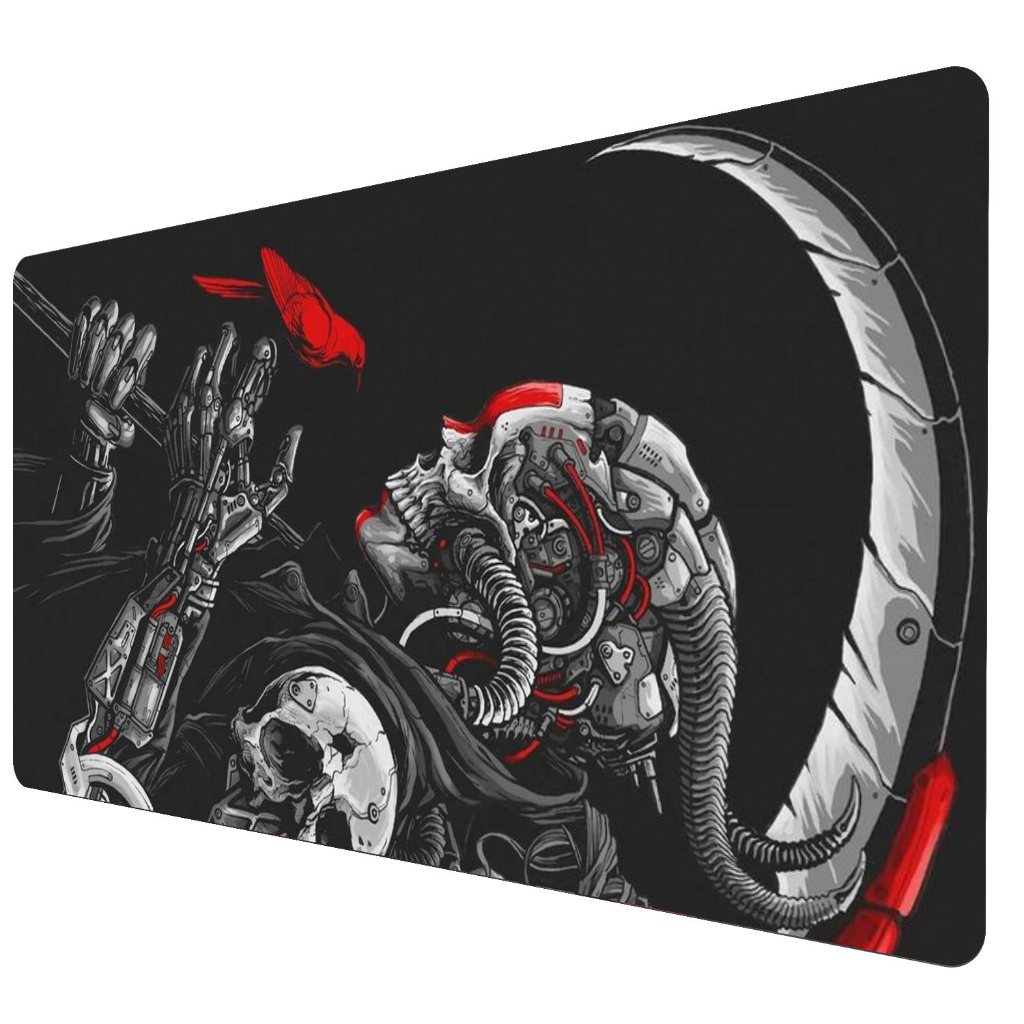 Mouse Pad Gamer Speed Extra Grande Caveira Metal Vários Tamanhos