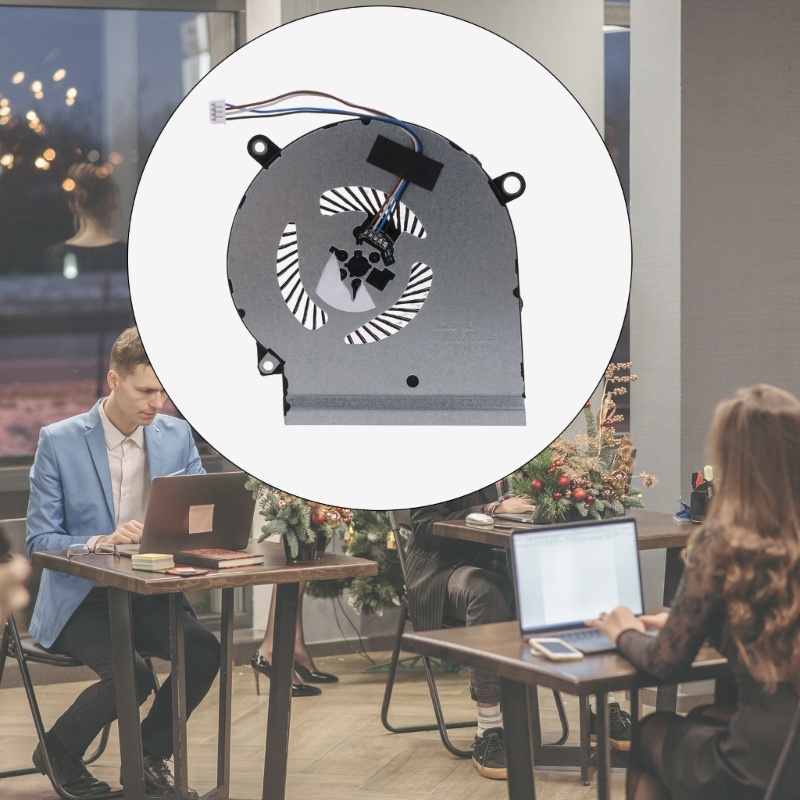 KOK Cpu Gpu Ventilador De Refrigeração Para OMEN 4 15-DC TPN-Q211 Portátil Cooler Placa Gráfica Radiadores