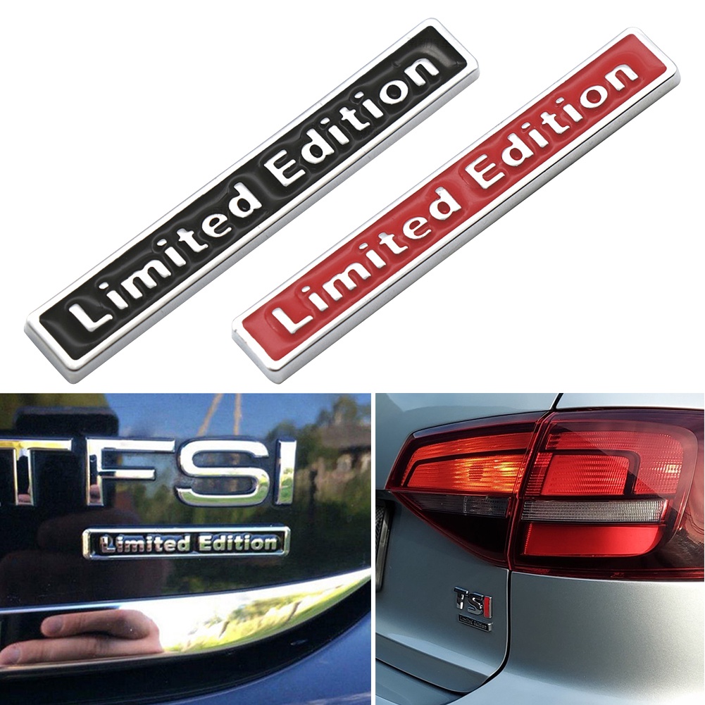 UQUEEN 3D Chrome Metal Sticker Car Styling Edição Limitada Emblema De Carro Decalque De Motocicleta Para Honda H7P1