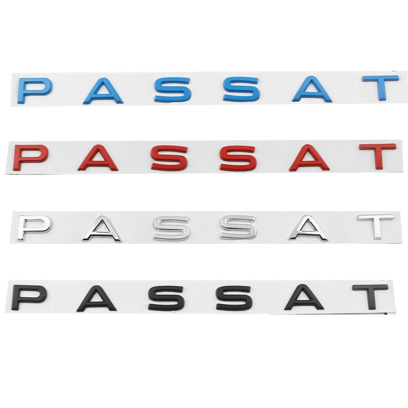 Novo PASSAT 3D Metal Car Styling Emblema Do Porta-Malas Capô Cartas Logotipo Autocolante Decalque Auto Acessórios Para Volkswagen