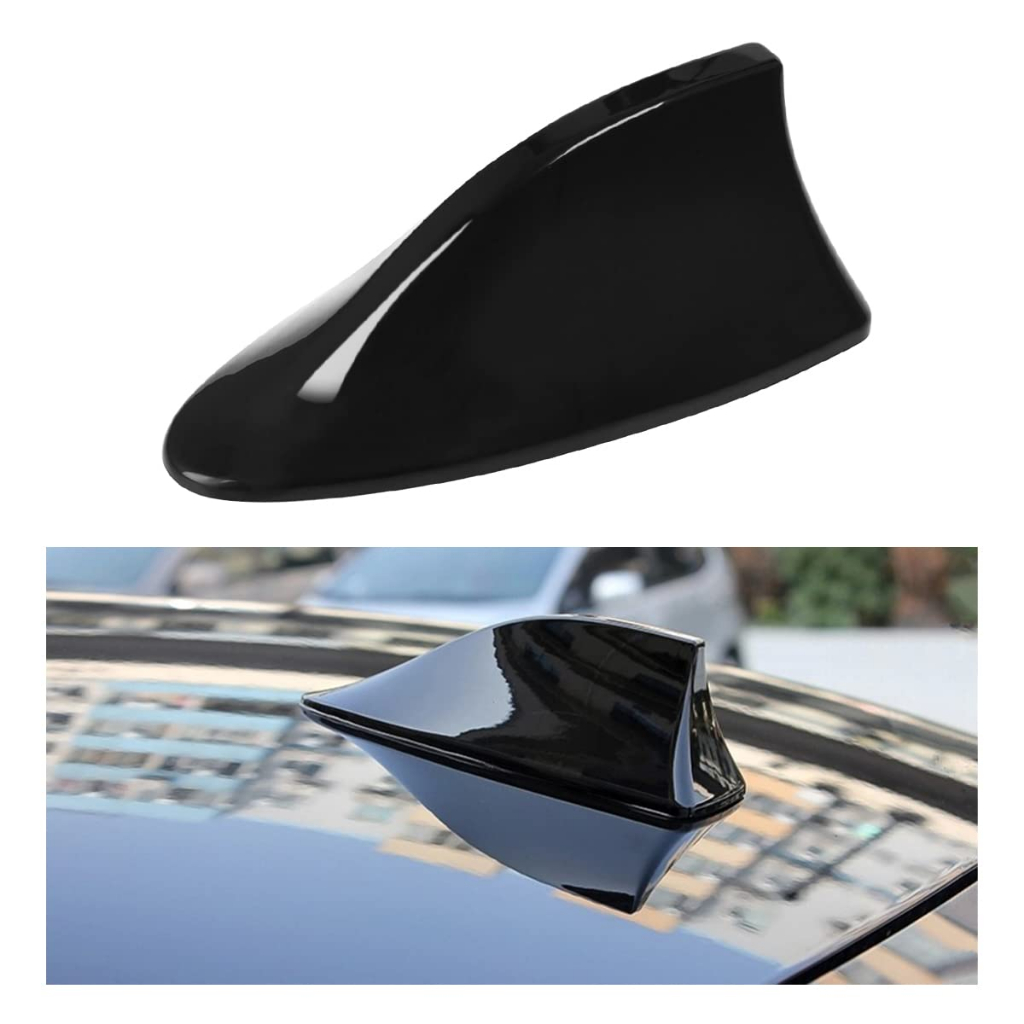 Antena Veículo Automotivo Shark Tipo Barbatana Tubarão Universal Esportiva Teto Carro Rádio AM FM