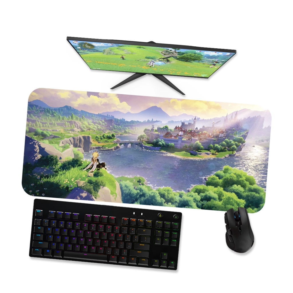 Mouse pad Genshin Impact 2 - Mousepad Gamer 90x40 80x40 60x40 70x30
