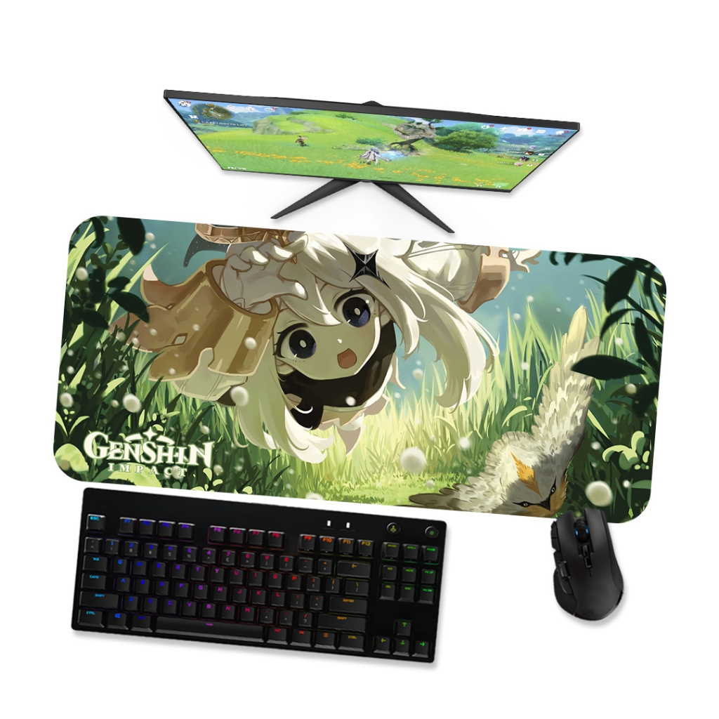 Mouse pad Genshin Impact Paimon 2 - Mousepad Gamer 90x40 80x40 60x40 70x30
