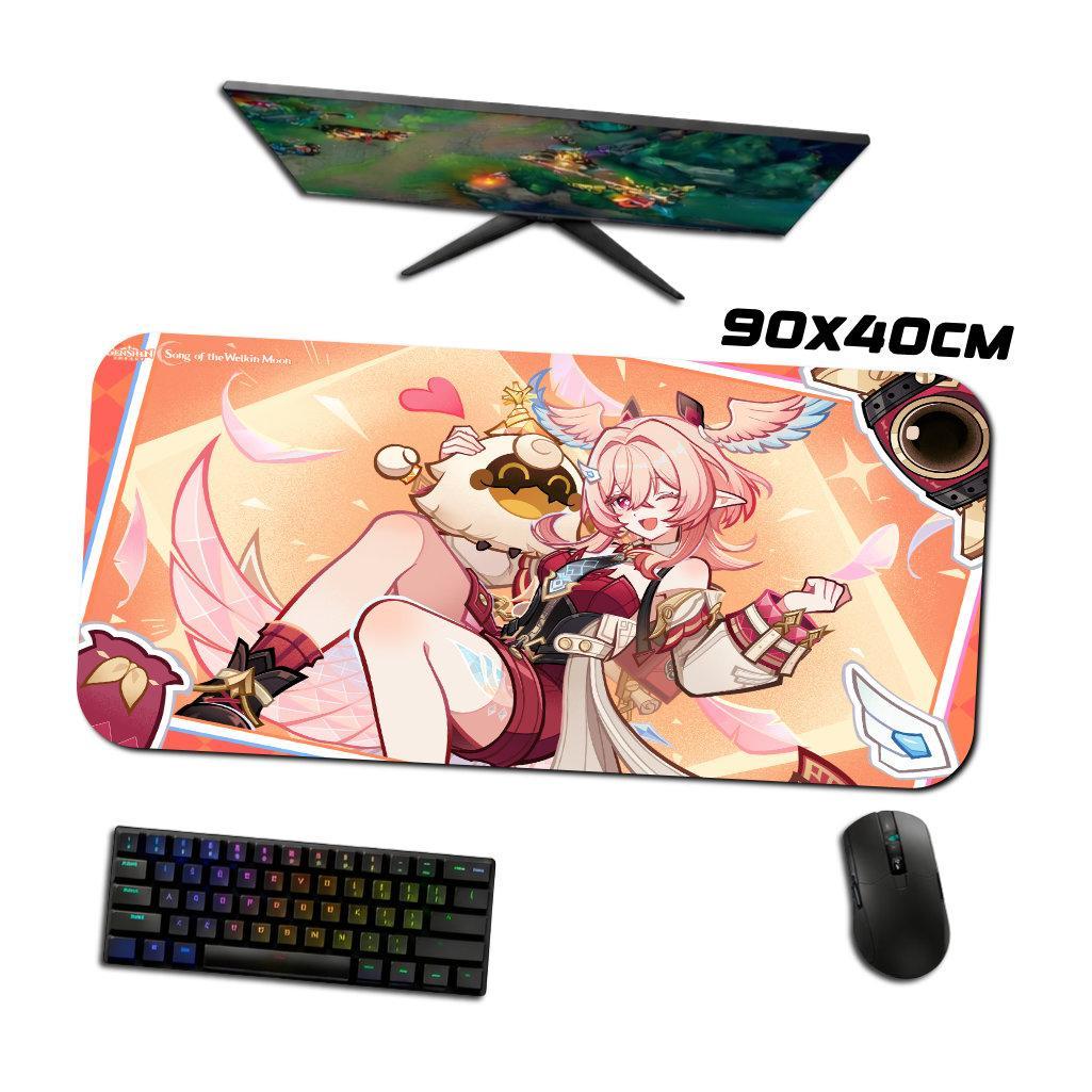 Mouse Pad Gamer - Linnea 2 - Genshin Impact - 90x40 80x40 60x40 70x30 40x45 cm