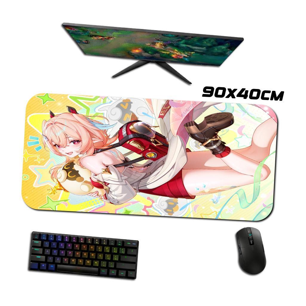 Mouse Pad Gamer - Linnea 4 - Genshin Impact - 90x40 80x40 60x40 70x30 40x45 cm