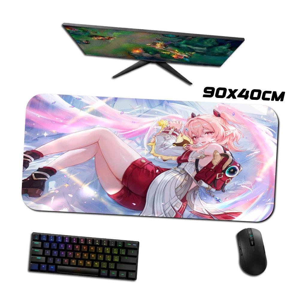 Mouse Pad Gamer - Linnea 3 - Genshin Impact - 90x40 80x40 60x40 70x30 40x45 cm
