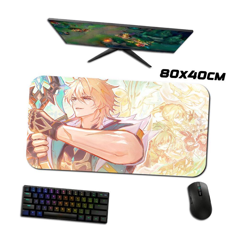 Mouse Pad Gamer - Varka 1 - Genshin Impact - 90x40 80x40 60x40 70x30 40x45 cm