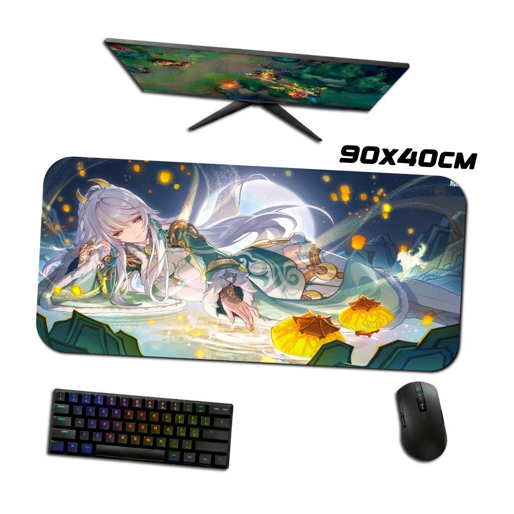 Mouse Pad Gamer - Zibai 4 - Genshin Impact - 90x40 80x40 60x40 70x30 40x45 cm