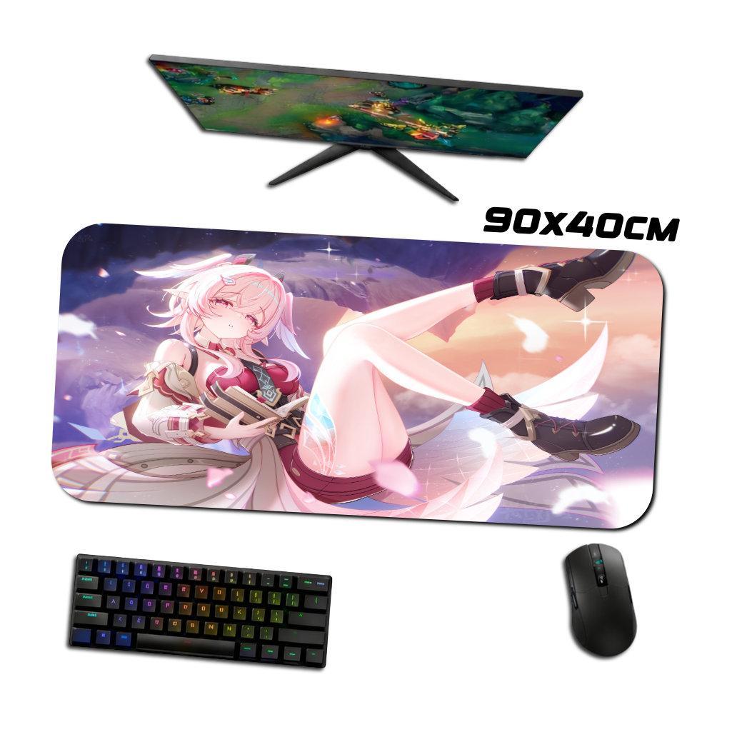 Mouse Pad Gamer - Linnea 5 - Genshin Impact - 90x40 80x40 60x40 70x30 40x45 cm