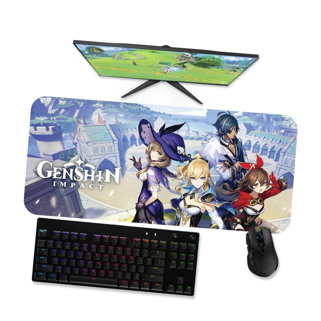Mouse Pad Genshin Impact 1 Mousepad Gamer Grande 90x40 80x40 60x40 70x30 45x40