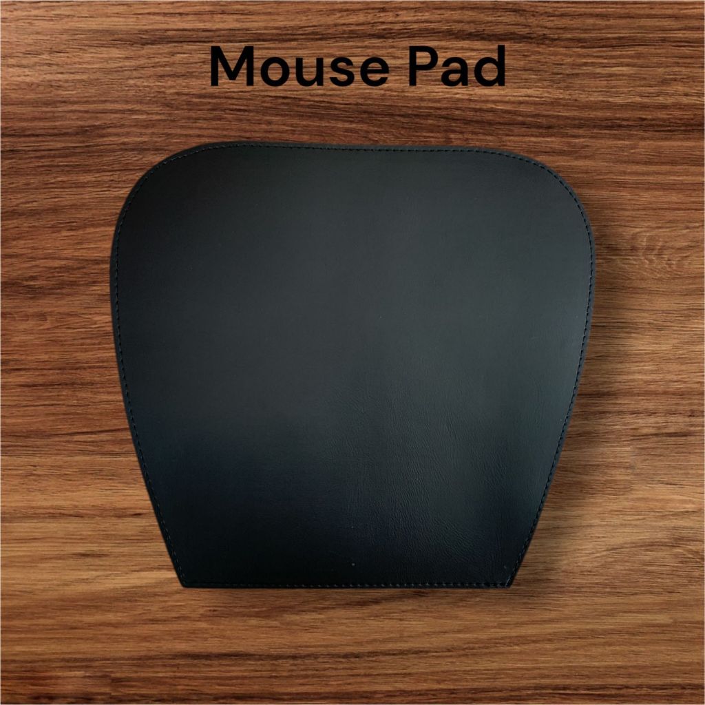 Mouse Pad, Deskpad Médio em Couro Sintético Dupla Face Notebook e Computador.