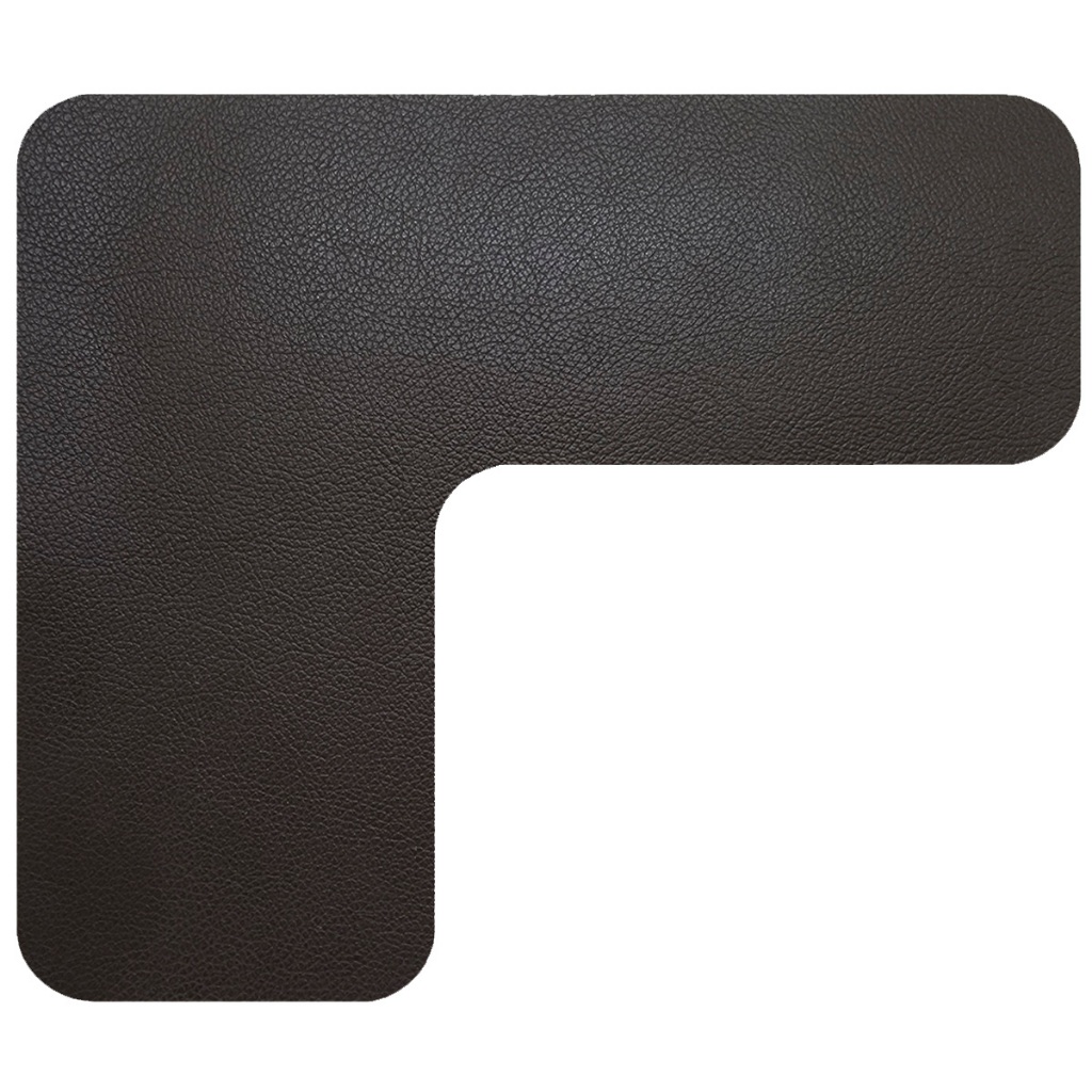 Mousepad Deskpad Para Mesa De Canto 95x95x40 em Couro Ecológico Mouse Desk