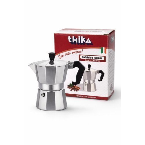 Cafeteira Italiana Inox Capacidade 150ml Cafe Espresso Tradicional Rápido Durável