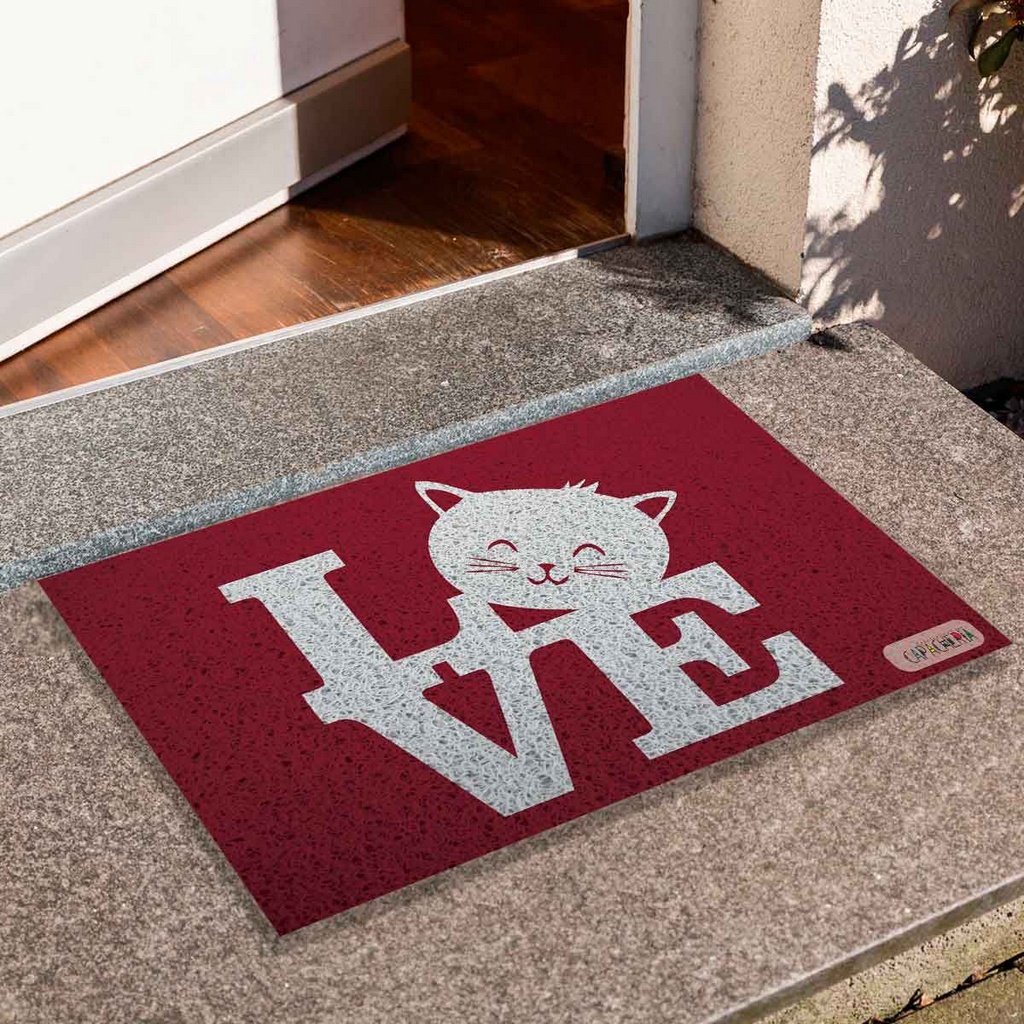 Tapete Capacho Love Cat - CA 001759